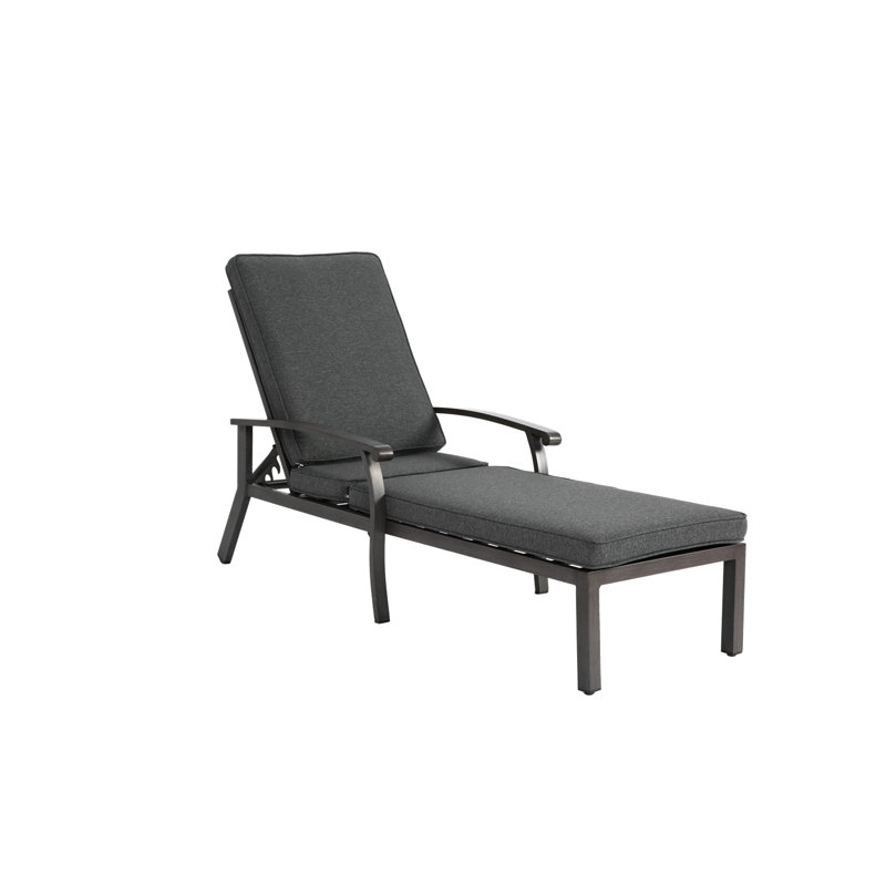 Aluminium Cast Lounge Chair With Ergonomic Design For Ultimate Comfort And Durability, Perfect For Indoor And Outdoor Use.