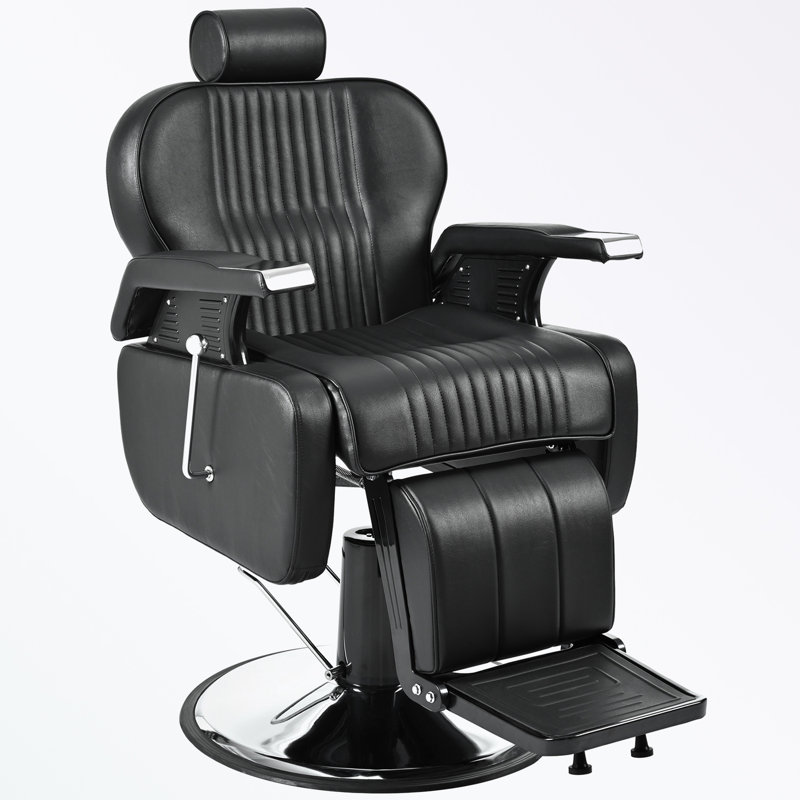 Chaise pivotante inclinable avec hauteur réglable et base robuste