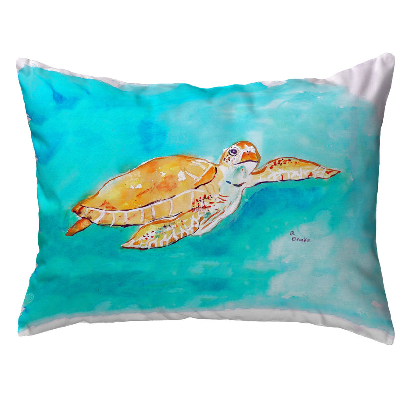 Outdoor Reversible Throw Pillow