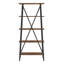 Étagère à livres en fer Isakson H 72 "x l 31,5"-522741353