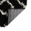 Tapis à poils longs noir et blanc Foundry Select-4746968