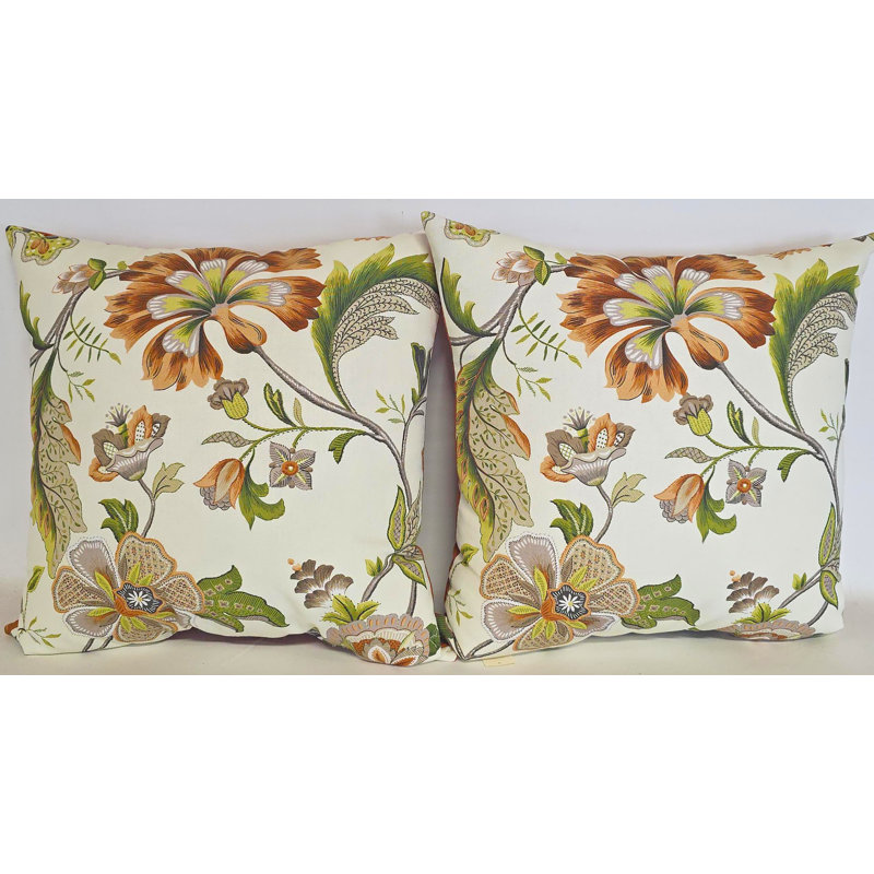 Ensemble de 2 coussins décoratifs Zanzibar, Orange