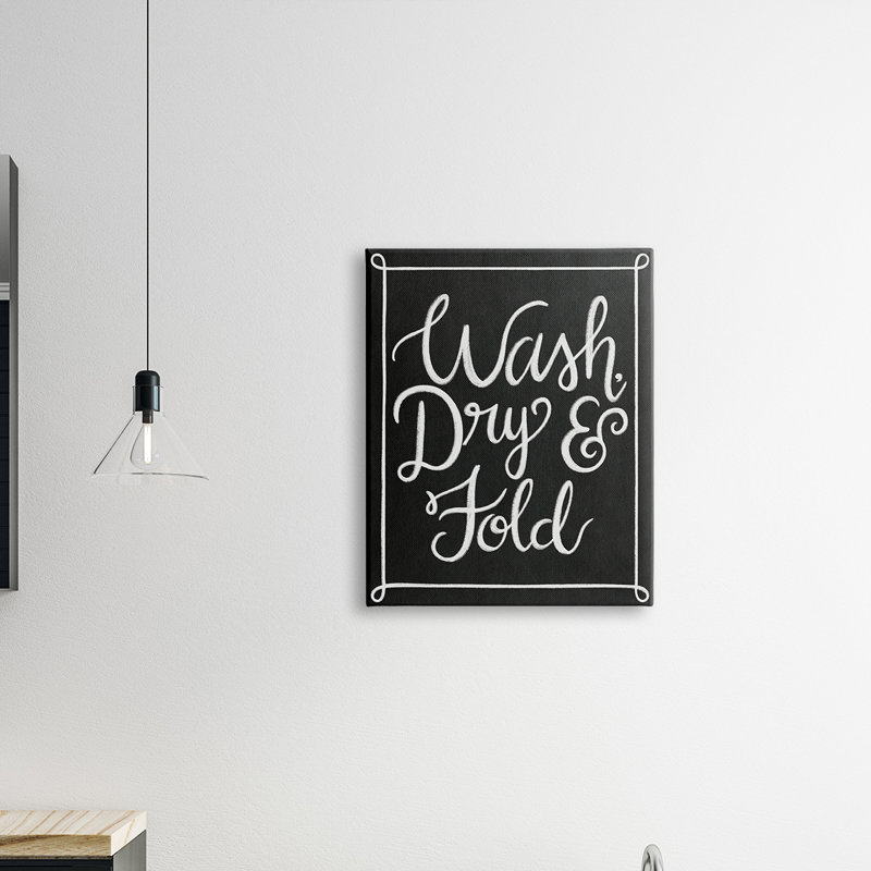Black and White Motivational Canvas Quote Print, 11 x 14