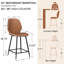 Tabouret de comptoir rembourré avec structure en métal-1096874569-1097442547