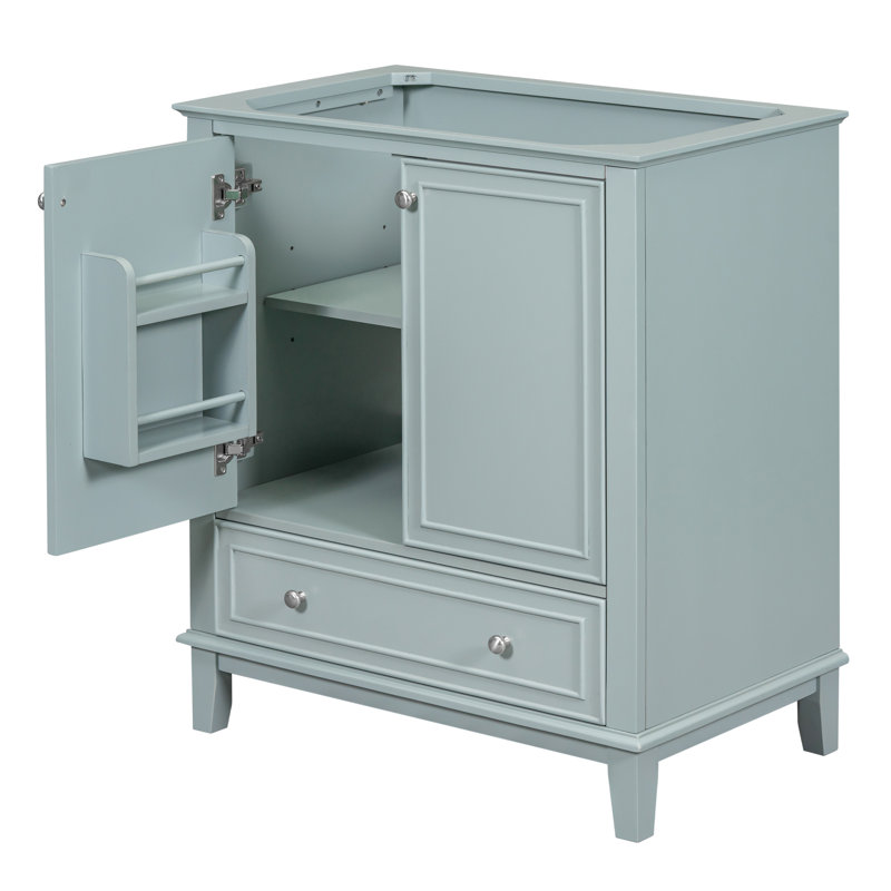 Base de meuble-lavabo simple Caselynn 29,5 seulement en vert