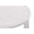 Flora Round Farmhouse End Table with Storage in White