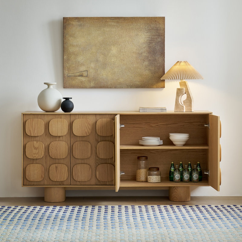 Buffet haut de gamme rétro pour la maison, Burlywood
