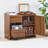 Record Player Stand with Vinyl Storage (35.4" W)-338544804