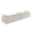 Méridienne modulaire en lin Shabby Elegance Judith