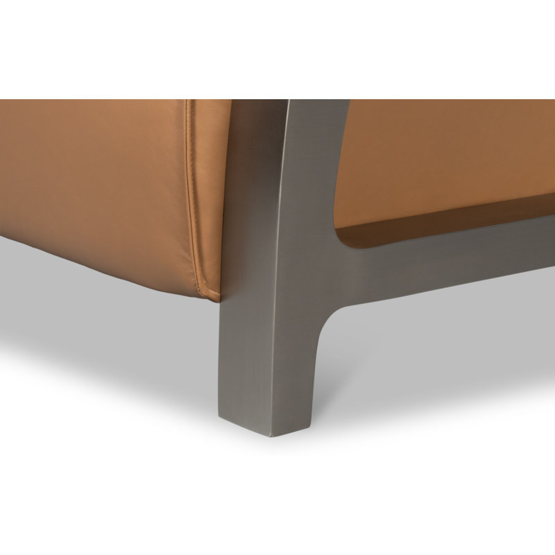 Carlisle Armchair, Caramel Brown