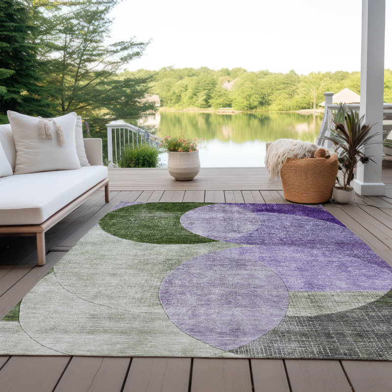 Tapis lavable intérieur / extérieur Henry , 10 pi x 14 pi