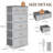 Jauier Metal 23.2'' W 6 - Drawer Dresser, Light Gray-773186458
