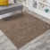 Antto Solid Low-Pile Brown Rug