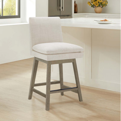 Tabouret de comptoir pivotant Bethea