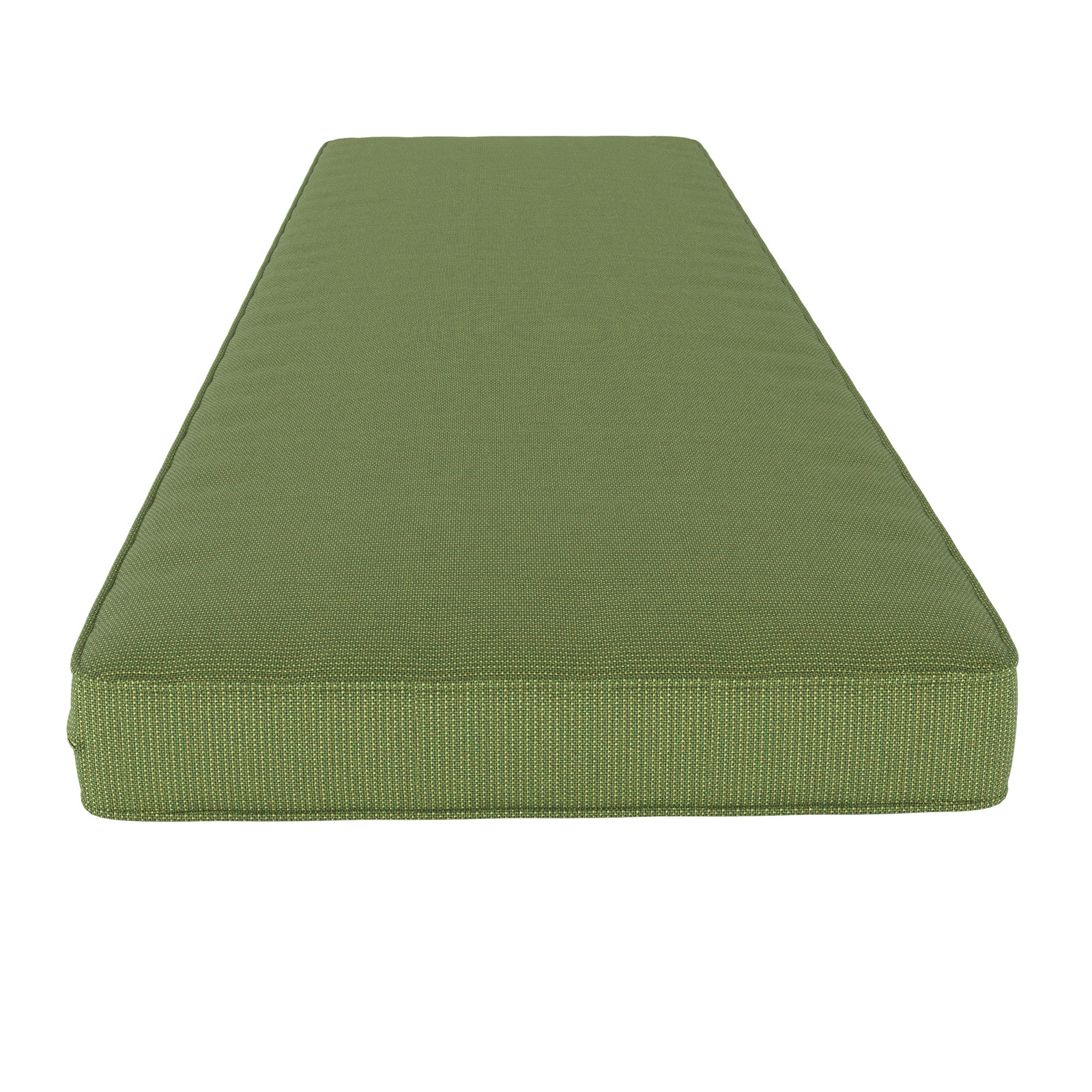 Jayapura Sunbrella® Seat Cushion, 44" W x 18" D, Spectrum Cilantro Sunbrella® Plainweave