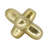Decorative Metal Orb Object for Home Decor Display - Geometric Sculpture Accent for Office, Tabletop, or Living Room Decoration - Gold-547501287-547501284