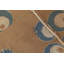 Tapis bleu / brun Modern Modern