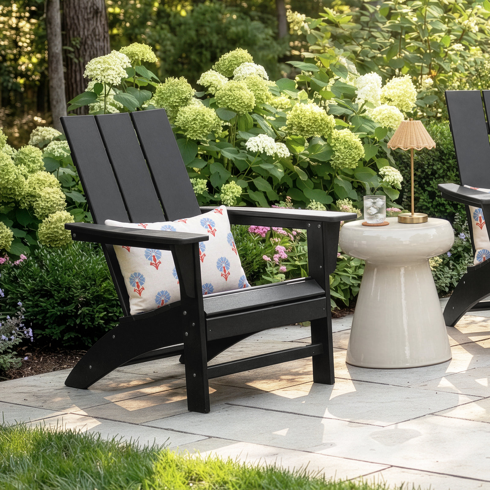 POLYWOOD® Modern Adirondack Chair, Green