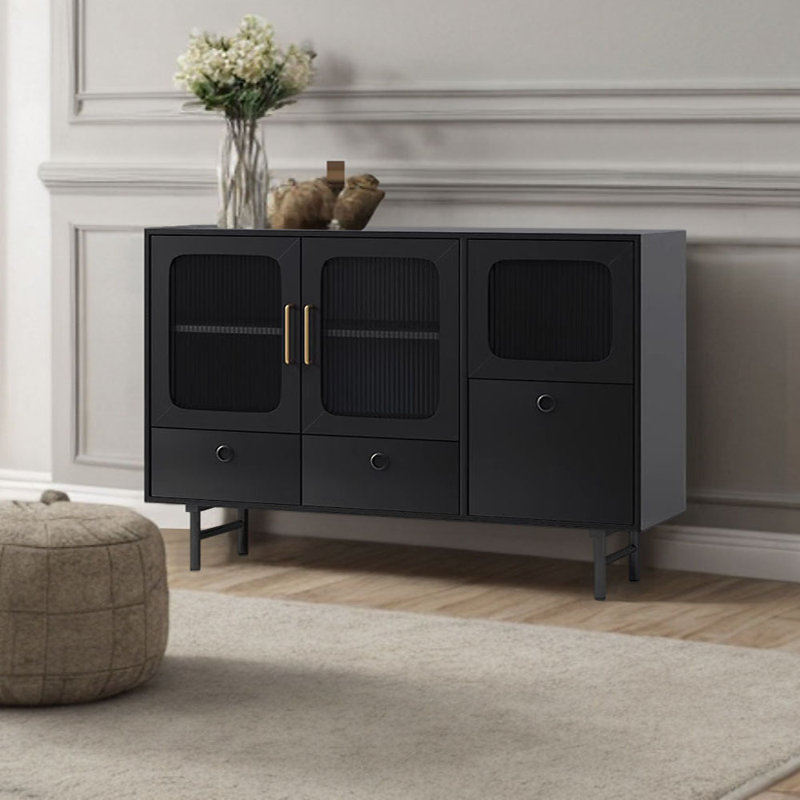 Rickerson 62.9'' Sideboard, Black