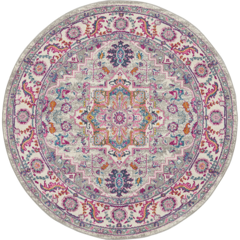 Tapis gris tissé à la machine
