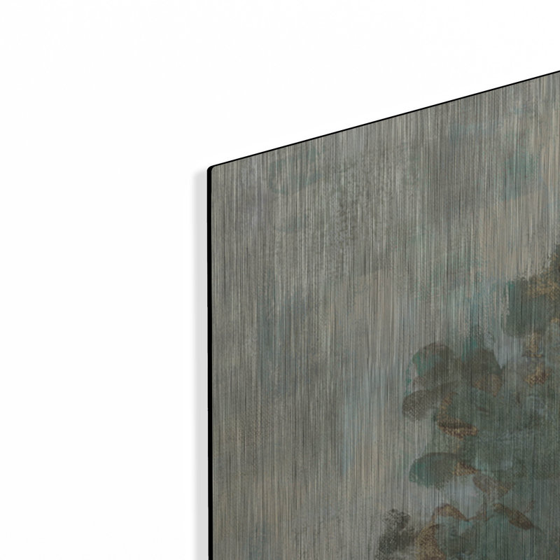  «Verdi Trees 2 Light Green C» par Silvia Vassileva, art mural en métal, H 36 po x l 36 po