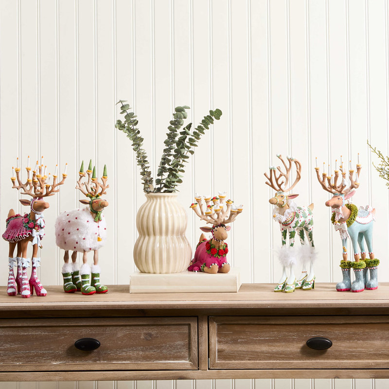 Patience Brewster Dash Away Reindeer Figure Set
