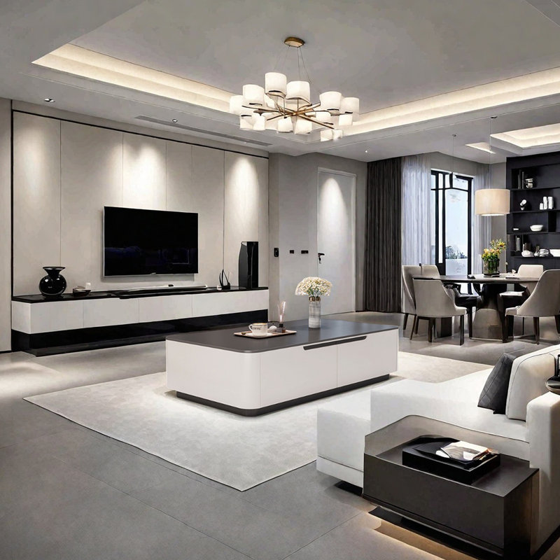 Feltonville, Noir, Blanc, H 14,96 po x L 55,11 po x l 27,55 po