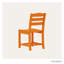 Chaise d'appoint d'extérieur POLYWOOD La Casa Café-50264706