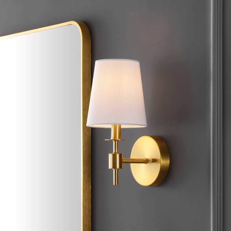 Miken Iron Armed Sconce, Brass