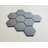 Porcetile 10.08 in. x 11.64 in. Honeycomb Matte Porcelain Mosaic Wall and Floor Tile-47503012