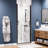 32-33.5 in.W x 75 in.H Pivot Frameless Shower Door with 1/4" (6mm) Clear Tempered Glass