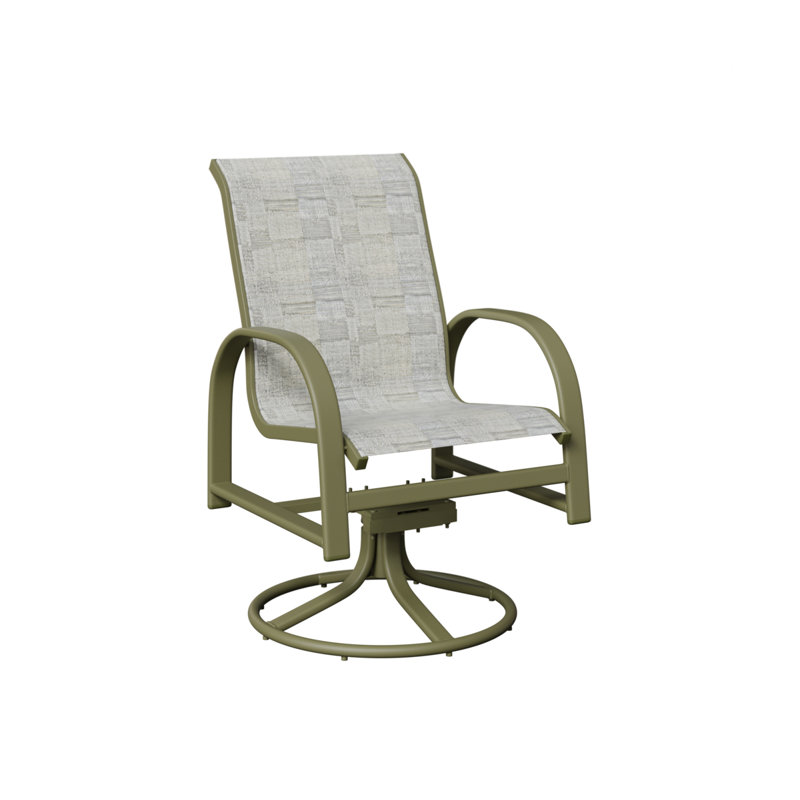 Chaise berçante berçante pivotante Berlin Gardens, Solido Luxe, Vert sauge