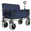 Chariot pliant 3 en 1 avec siège de banc - capacité de 500 lb, pneus de plage de 9 po x 4 po pour le camping et la plage-122456821