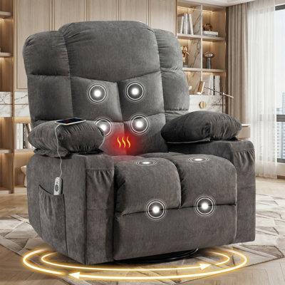 Super Soft Oversized Power Lift Recliner With Heat And Massage