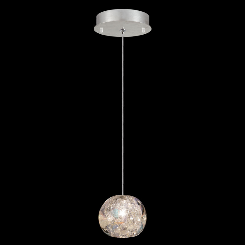 Natural Inspirations 1 - Light Unique/Statement Pendant, Silver