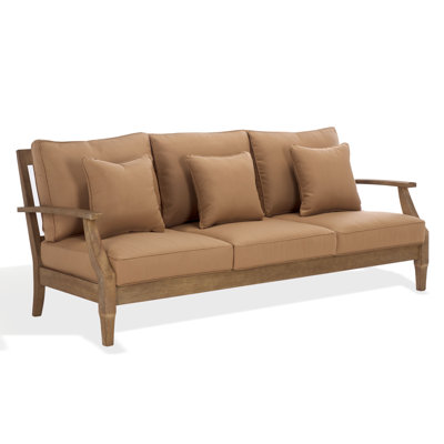 Samya 82" Eucalyptus Patio Sofa
