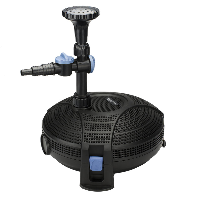 AquaJet 2000 Black Submersible Pond Fountain Pump