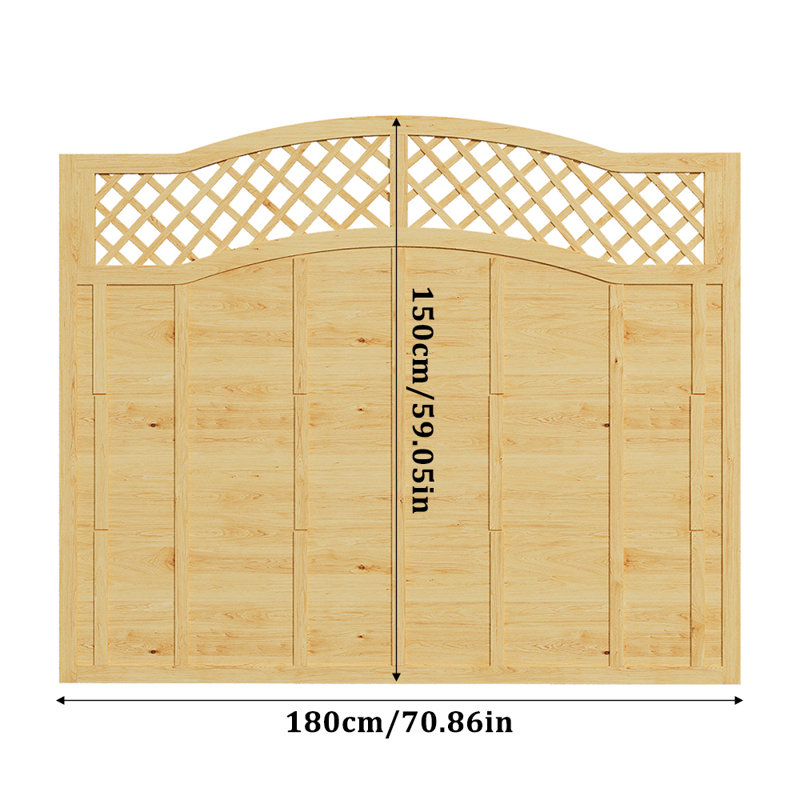 150 cm H x 180 cm W Fence Panels Fencing with 1 Panel(s) Included