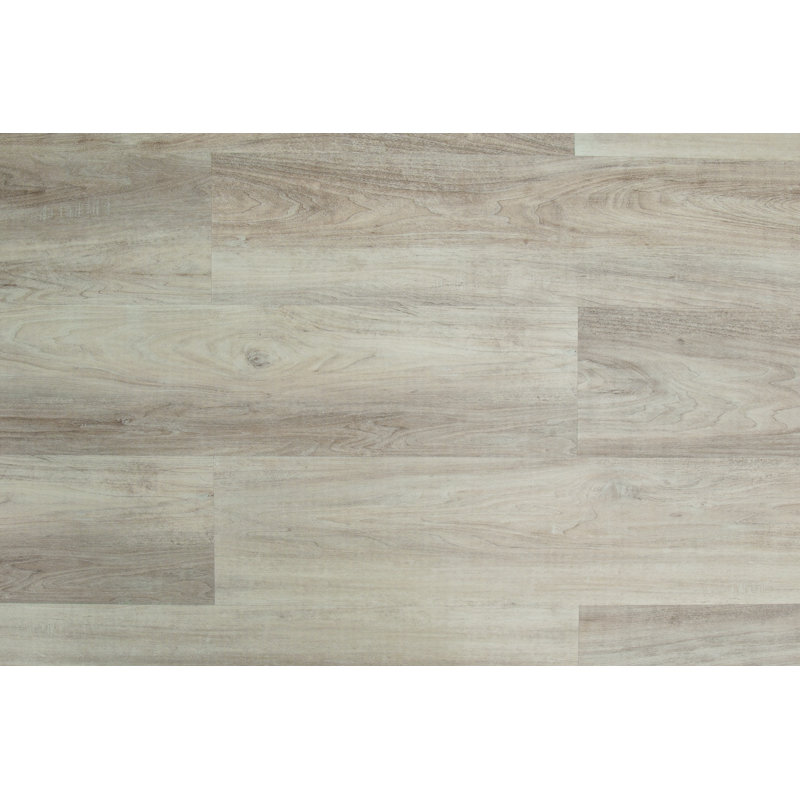 Planche en vinyle SPC 9 po x 6 po x 6 mm, Henné à volutes