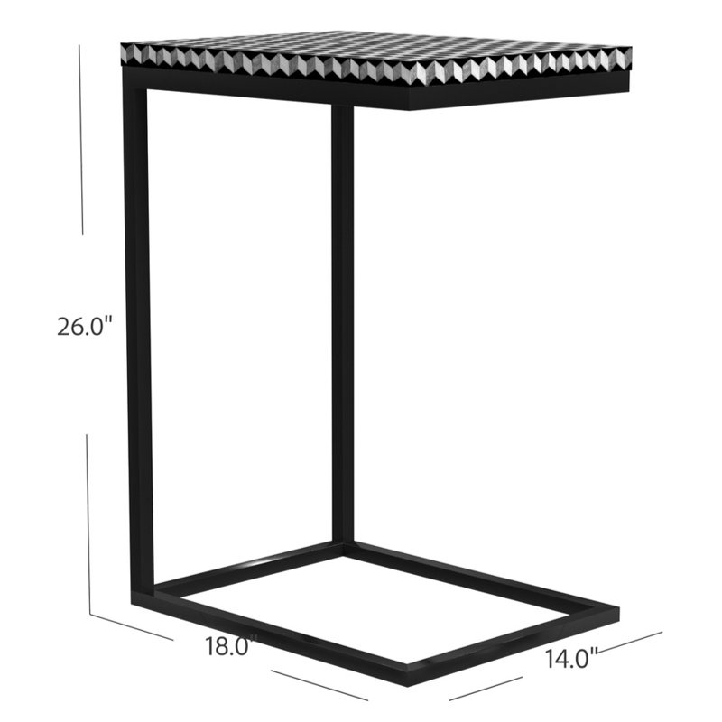 Table de bout en pierre Nava