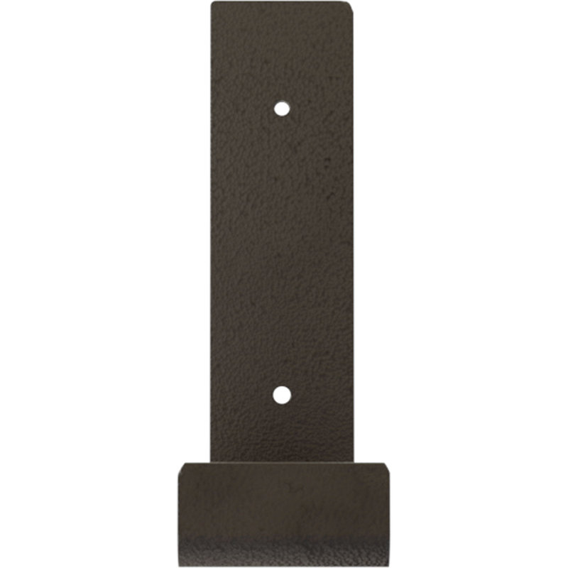 Support de tablette en acier, Bronze foncé martelé, H 7 po x l 2 po x P 12 po