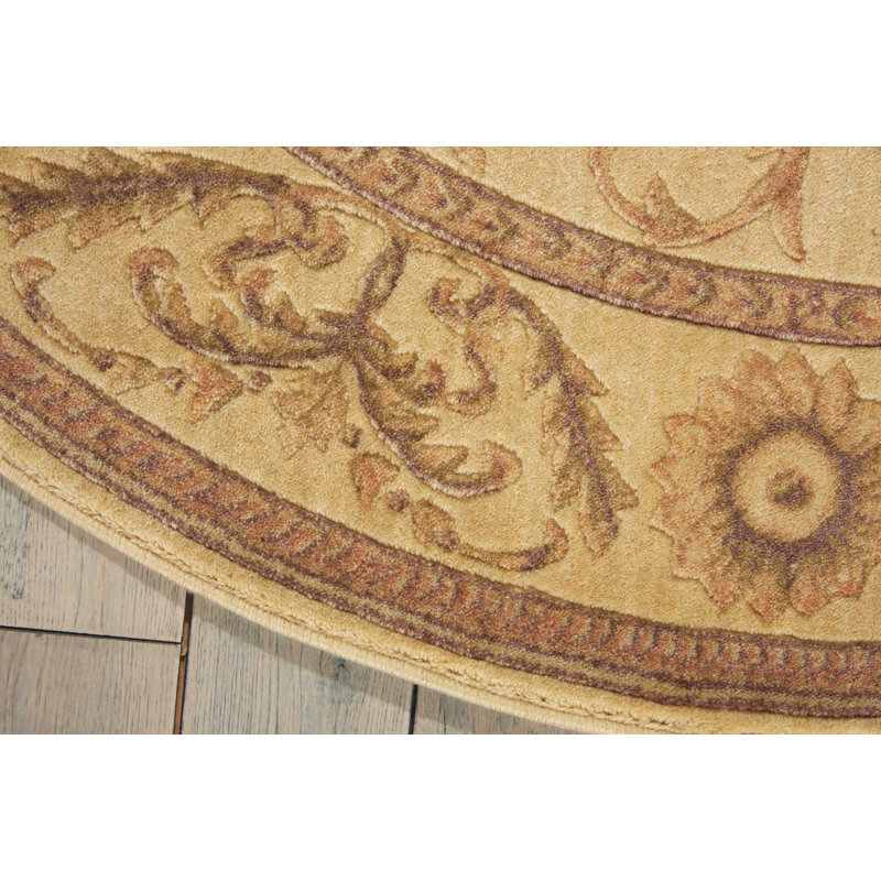 Glean Oriental Indoor Rug, Round 5'6"