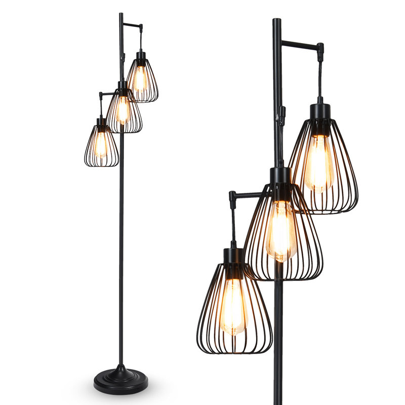 Eshnika 67'' Tree Floor Lamp Set