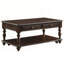 Table de salon polyvalente de style traditionnel avec plateau relevable et rangement