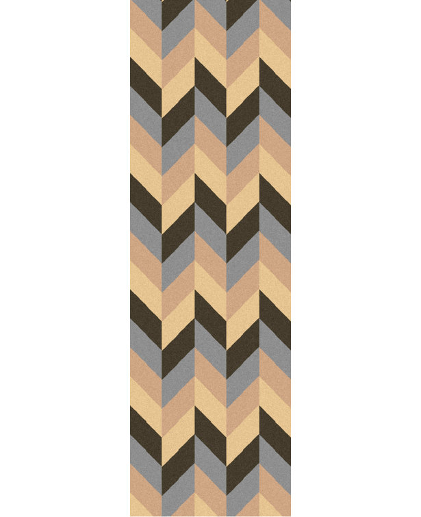 Crisman Wool Geometric Indoor Rug