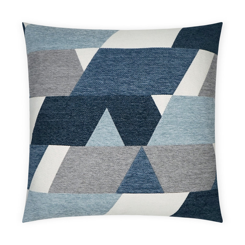 Hooray Throw Pillow, Ocean, Square 20"