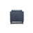 Leyla Genuine Leather Square Arm Accent Chair-1028576825