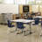 Shapes Series Plastic Stacking Classroom Chairs with Contoured Seats (Set of 4)-36420414-36420417
