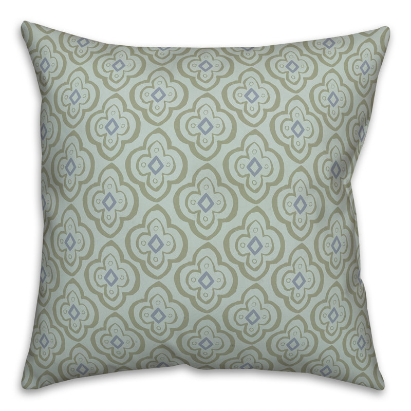  Coussin Floral, Vert