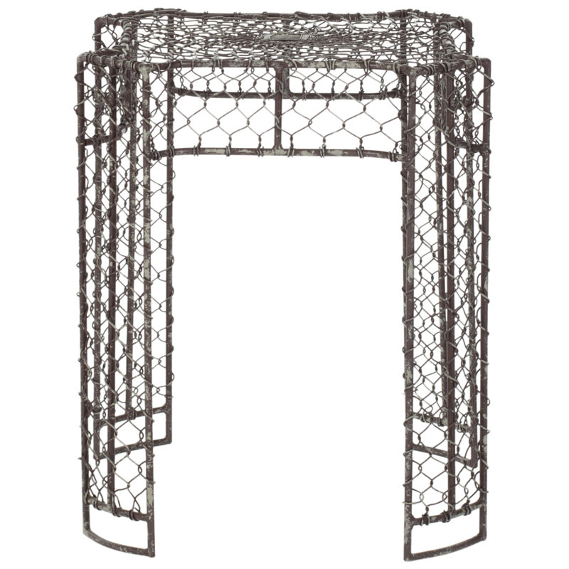 Tabouret décoratif en métal Wired